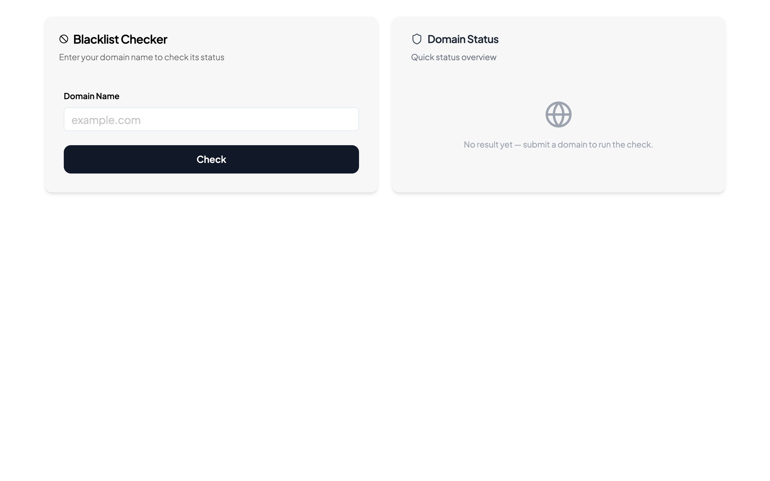 Blacklist Checker screenshot